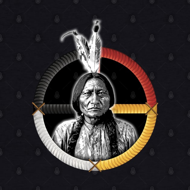 MEDICINE WHEEL 2 Chief Tȟatȟáŋka Íyotanke (Sitting Bull) by GardenOfNightmares